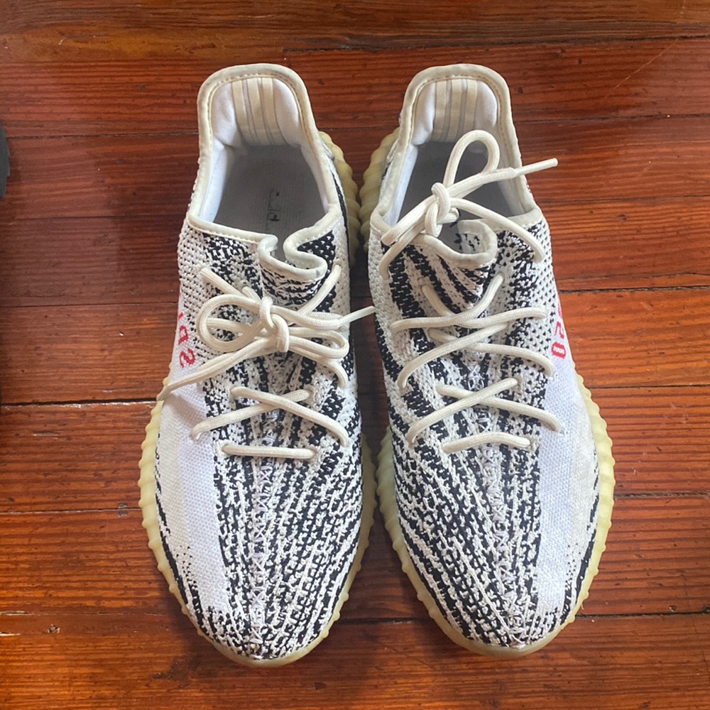 YEEZY BOOST 350 V2 "2017 Release" Black White Zebra Men’s 11